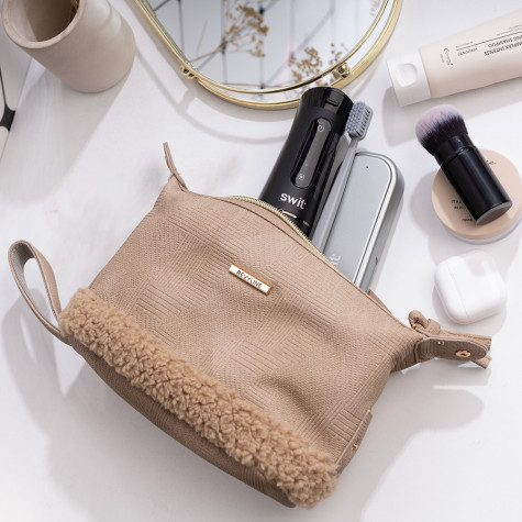 Косметичка дорожная Revyline, бежевая