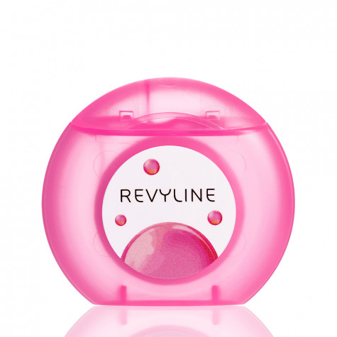 Зубная нить Revyline полиэстер, вощеная, Bubble Gum, с фтором и бамбуковым углем 30 м
